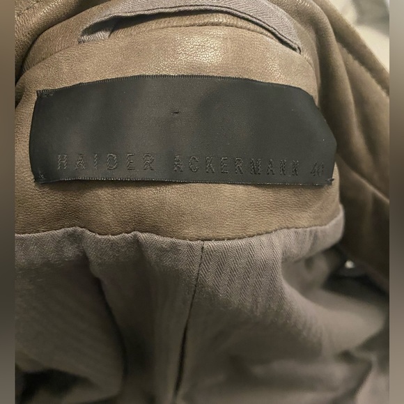 Authentic Haider Ackermann leather vest - Picture 4 of 12